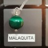 COLGANTE MALAQUITA PLATA