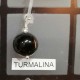 COLGANTE TURMALINA NEGRA PLATA